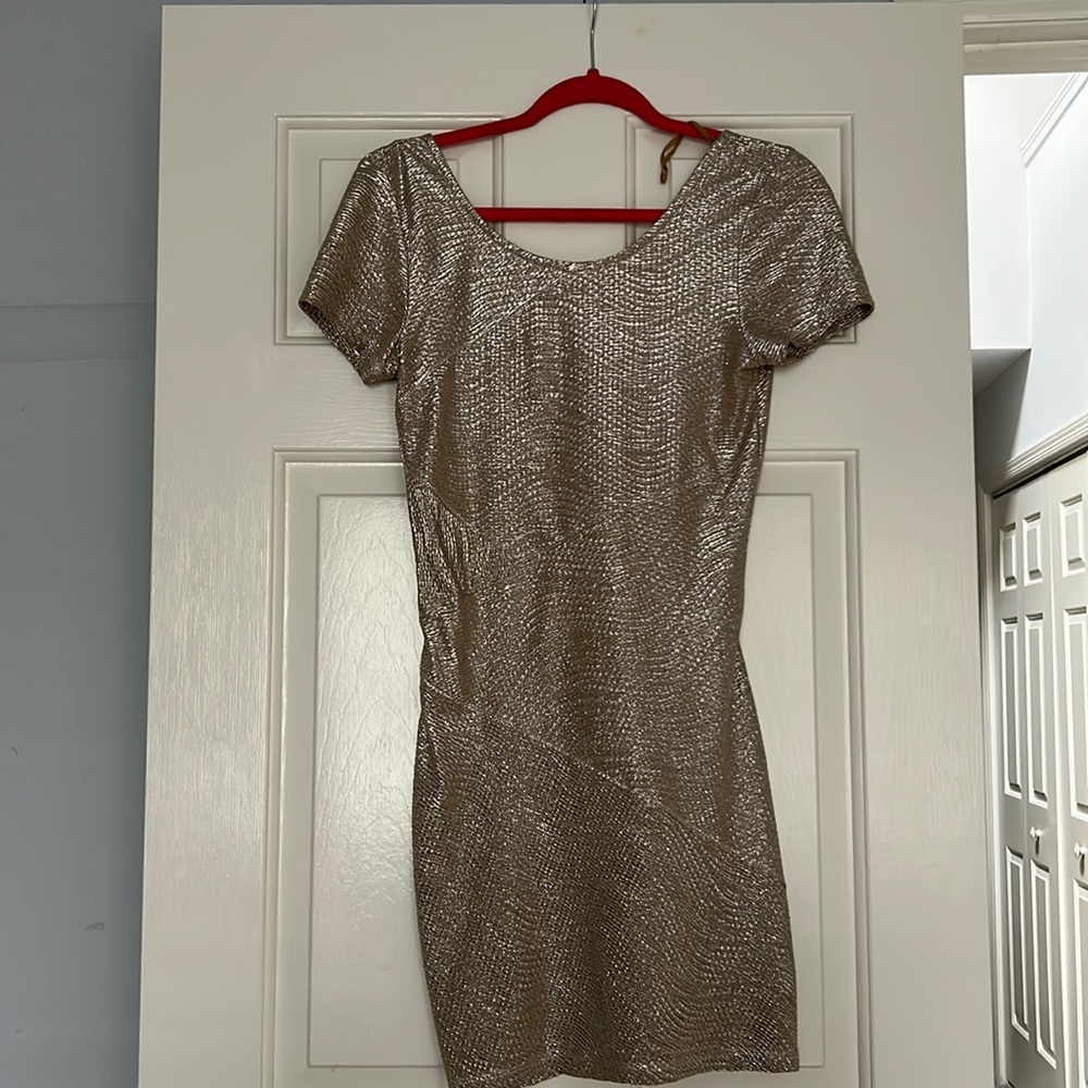 Dress shiny